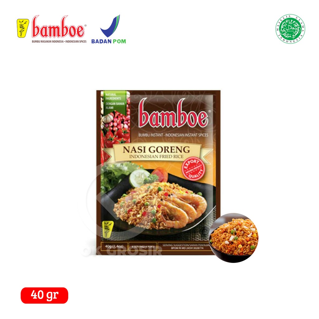 

Bamboe Nasi Goreng / Bumbu Instan (40 gr)