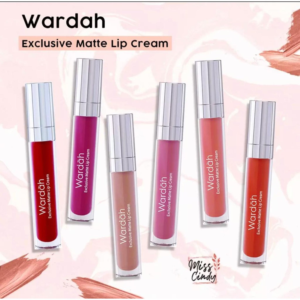 Promo Wardah Exlusive Matte Lip Cream - Lipstik Matte Terlaris