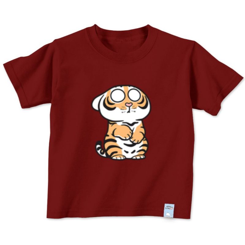 Baju Anak Gambar Harimau Lucu Kaos Oblong Anak Baju Anak Gambar Kaos Distro Anak Ideal untuk Anak Usia 2 sampai 10 Tahun