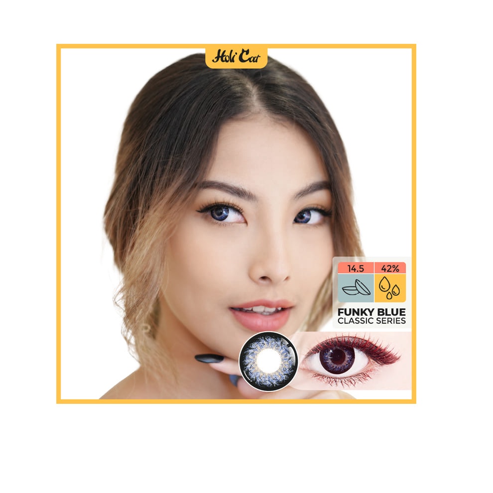 Softlens Holicat Klasik Series / Soflen Warna Korea Holicat / Geolica Holi Cat