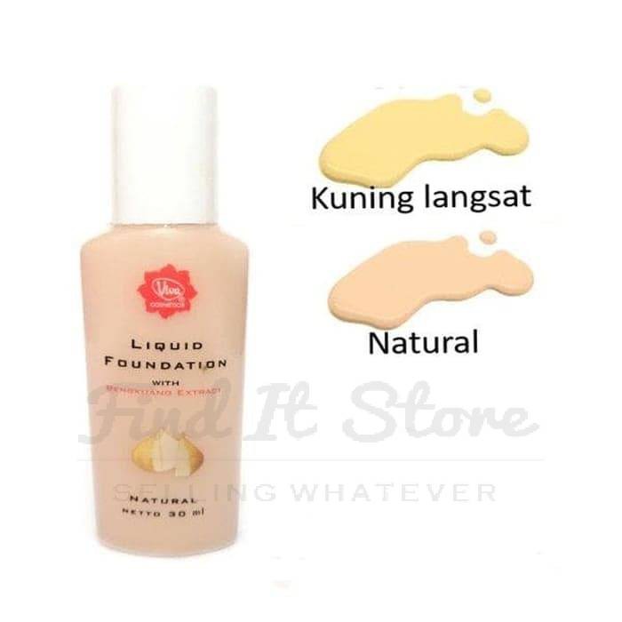 VIva Liquid Foundation 30ml 30 ml alas bedak cair BPOM