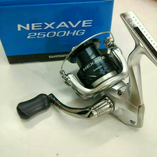 Reel SHIMANO NEXAVE 2500 HG made in Malaysia katrol pancing High Gear Ratio 2500HG