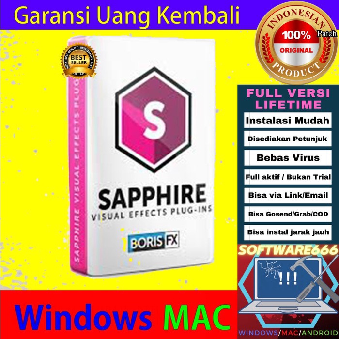 Plugin Premiere Pro, Vegas Pro & After Effects: Boris FX Sapphire 2021 WINDOWS