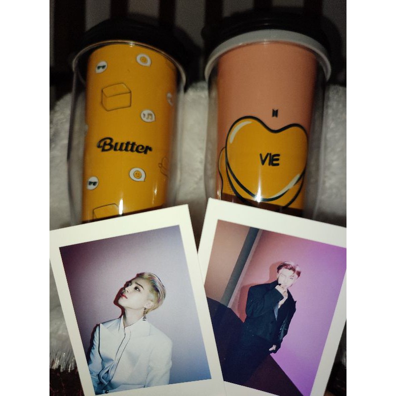 TUMBLER INSERT PAPER BTS BUTTER (FREE POLAROID & STIKER BUTTER)