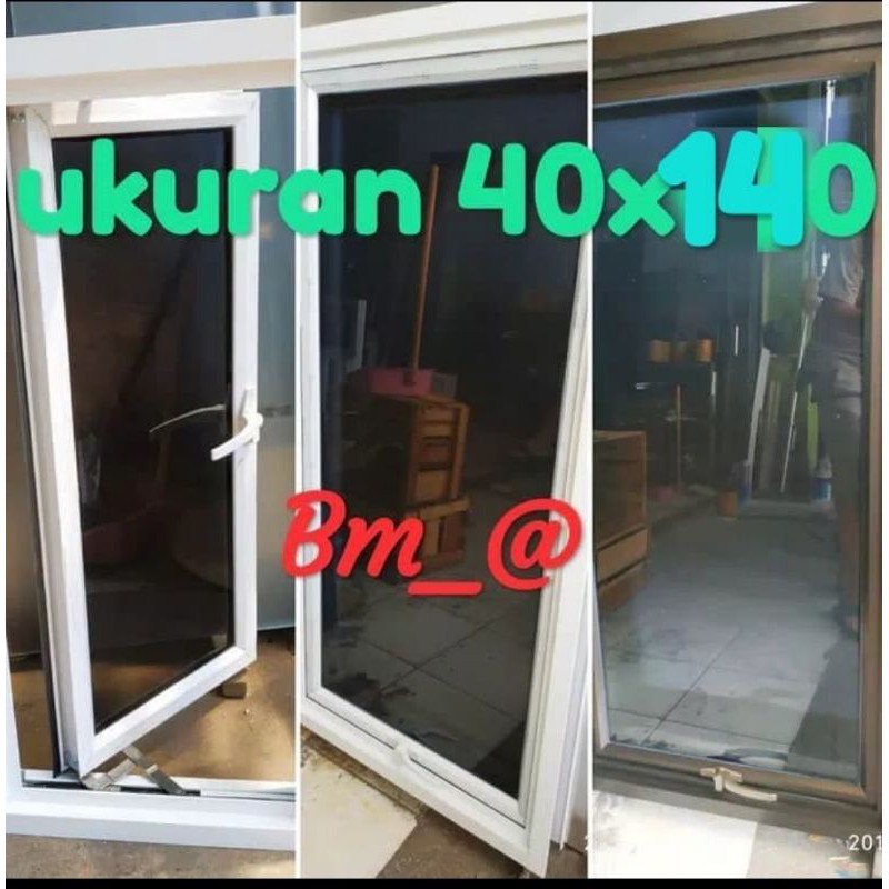 Jual Jendela Aluminium 40x140 Casement | Shopee Indonesia