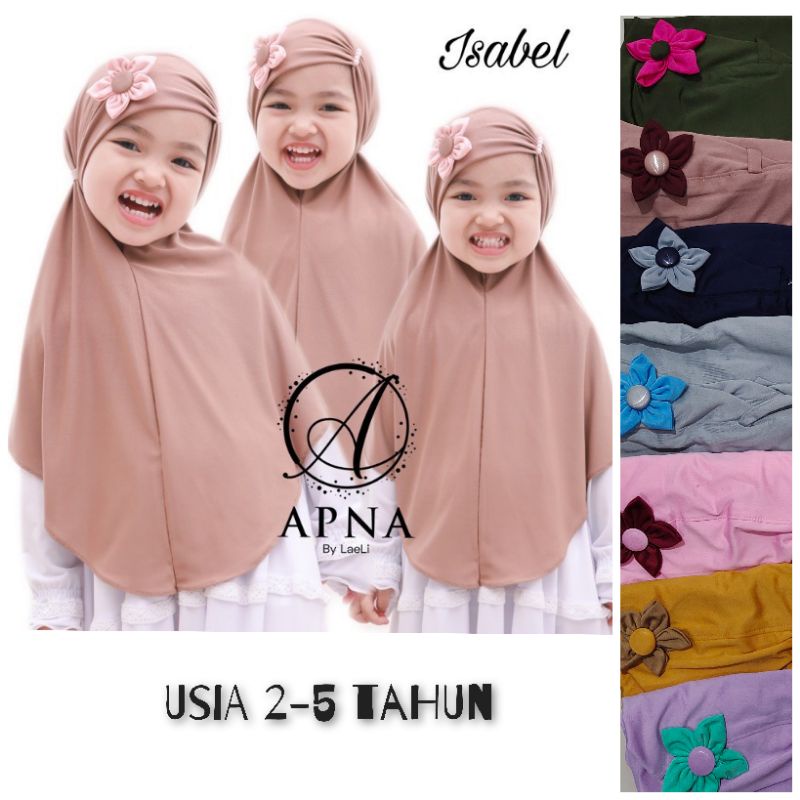 Jilbab anak Isabel by Apna