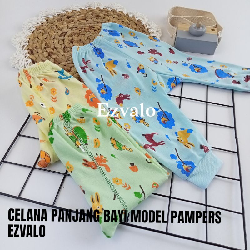 Celana panjang bayi 3 pcs modelpopok celana bayi