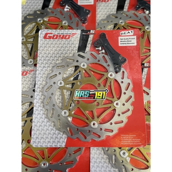 Piringan Cakram depan Beat Goyo lebar 260mm model gerigi BISA COD‼️