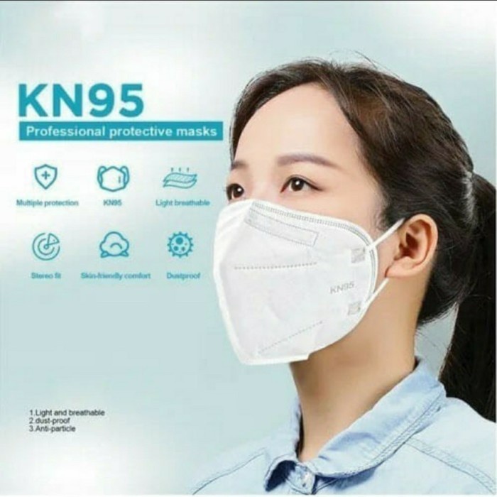 Face Mask KN95 5 Ply Earloop Disposable 5 Ply Bedah Medis ISI 10 PCS