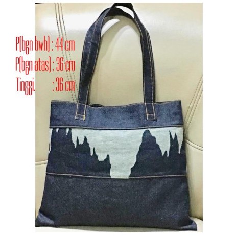 BAG / TAS TENUN Denim Jacquard