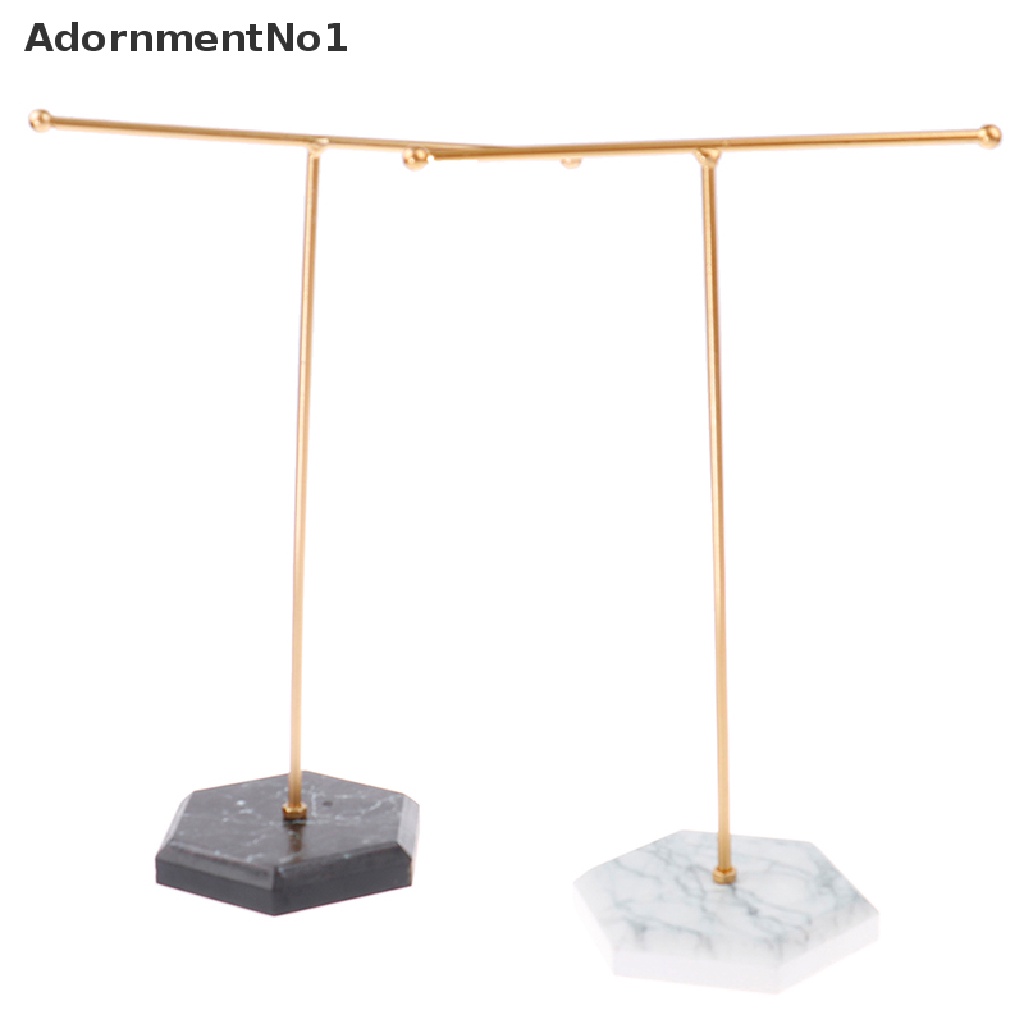 (AdornmentNo1) Stand Display Perhiasan Bentuk T Untuk Anting / Cincin / Kalung / Jam Tangan