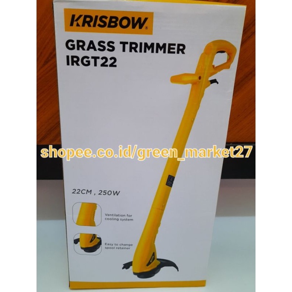 Mesin Potong Rumput Krisbow 250 watt || Grass Trimmer Krisbow