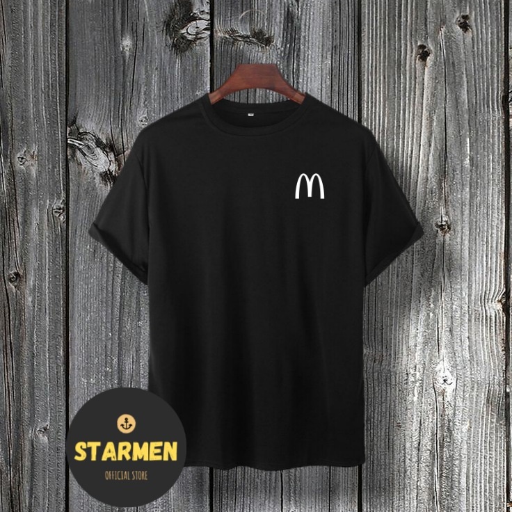 Kaos Distro Unisex Mcd Katun Combed 30s / sablon polyflex /polyflex premium / Pakaian Pria Wanita Atasan Cowok Cewek /kaos kekinian / kaos viral / tshirt tumbrl tee basic /SIZE M , L , XL , XXL / kaus oblong oversize kaos murah best seller ready