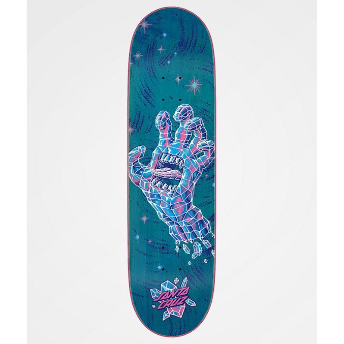 Skateboard deck santa cruz crystal screming hand 8.5