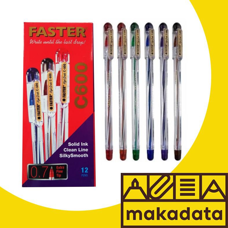 

PULPEN / BOLPEN FASTER C600 0.7 EXTRA FINE TIF (1PAK) MURAH