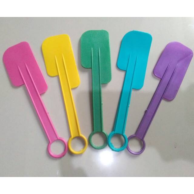 Spatula Plastik Solet Sodet Polesan Kue Cabe Sendok Sambel Alat Dapur dan Souvenir Sovenir Pernikaha