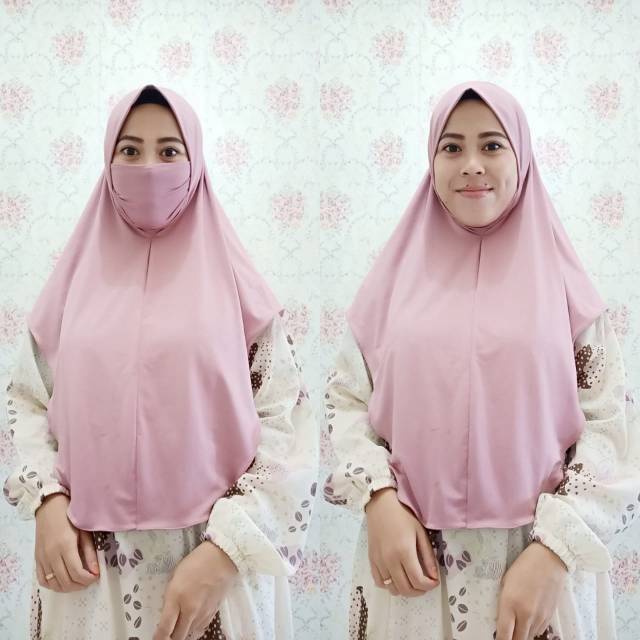 Hijab masker / bergo cadar