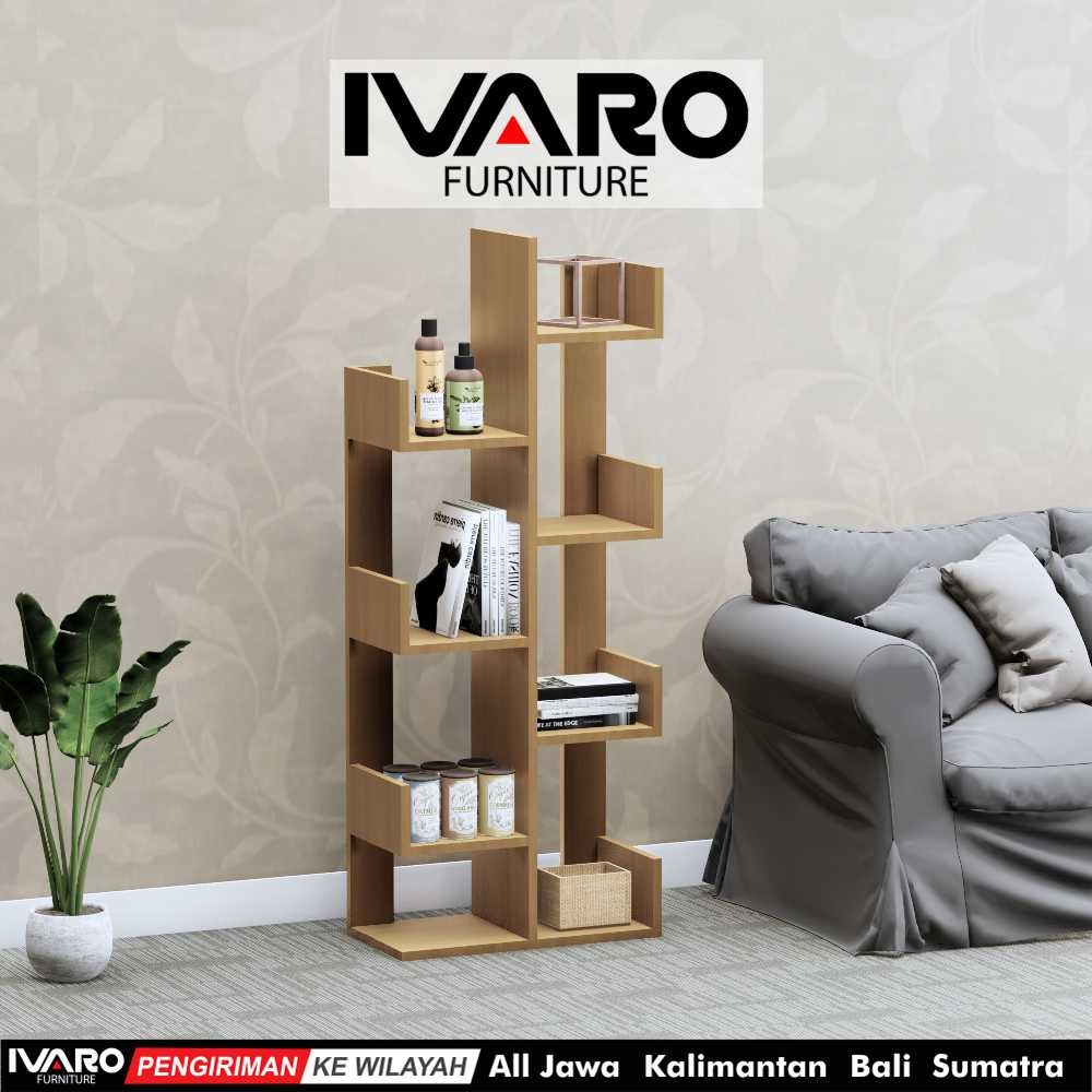 Rak Buku/Rak Penyimpanan/Lemari Sudut Minimalis DECO IVARO - sofa set ...