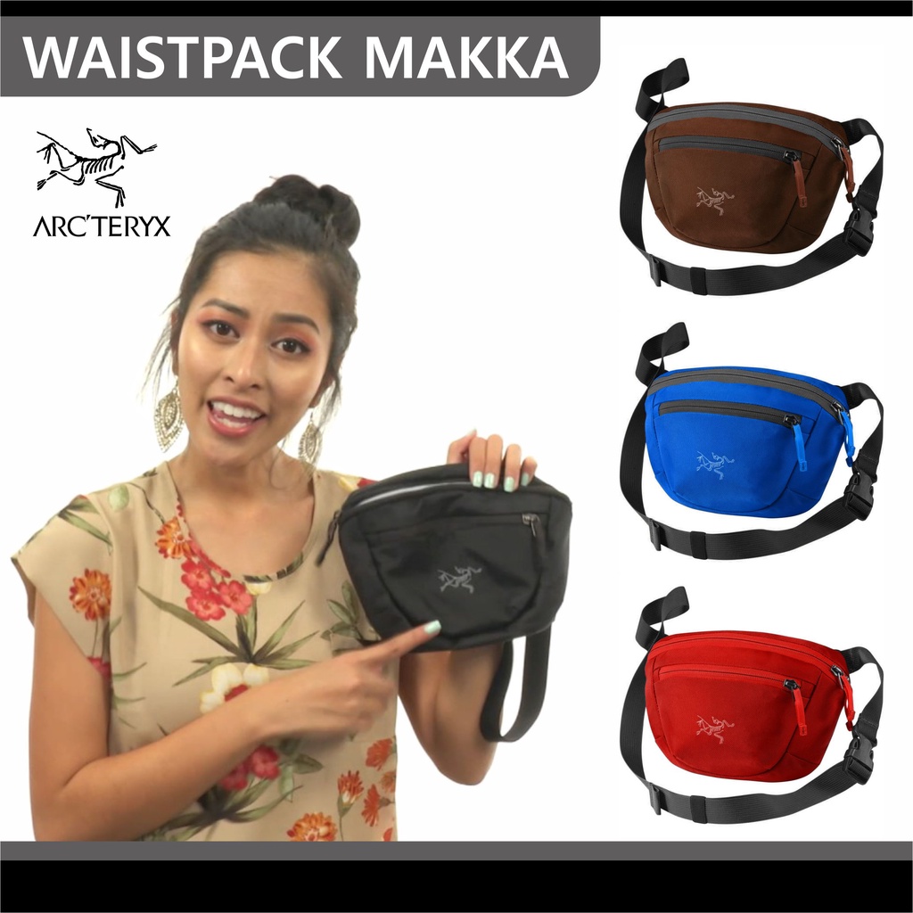 TRAVEL POUCH TAS SELEMPANG PRIA WANITA WAISTPACK ARCTERYX MAKKA 3L