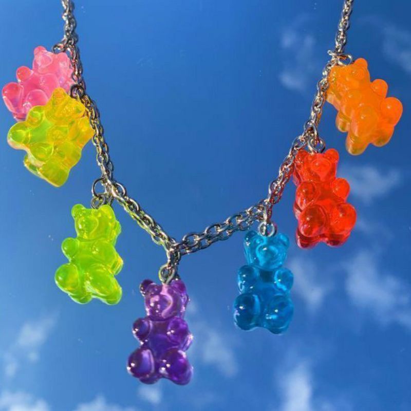 GUMMY BEAR NECKLACE~Kalung Gummy Bear Indie Kid
