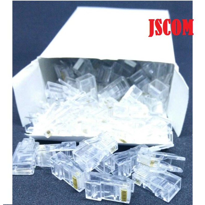 Konektor RJ45 Murah 100 Pcs - Connector RJ-45 Murah Isi 100pcs