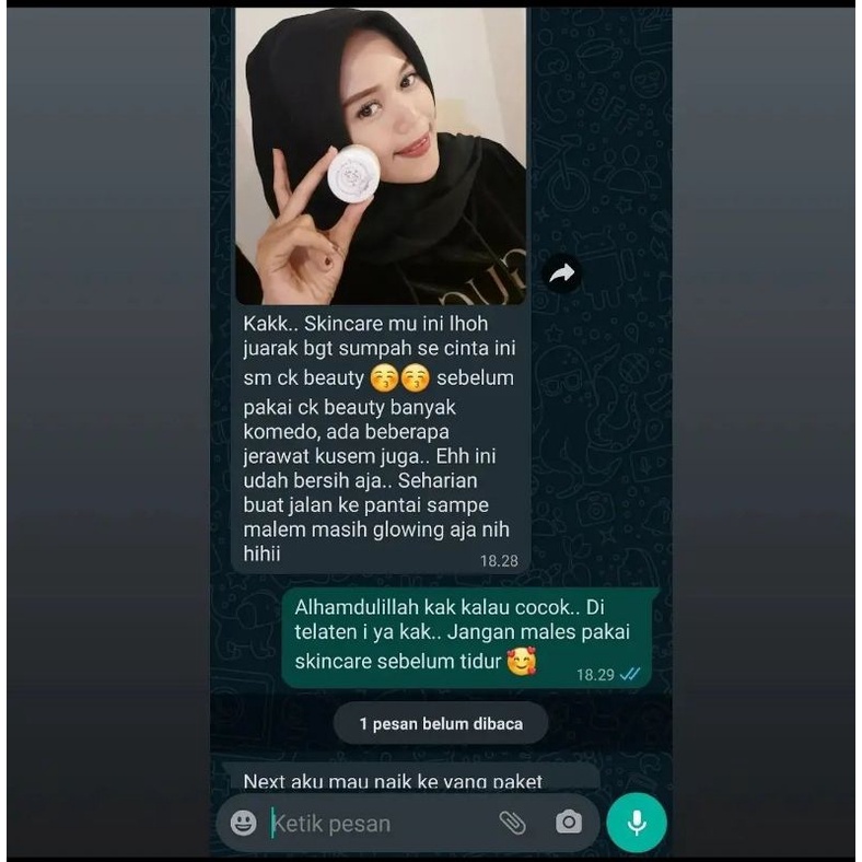 Promo!! Paket Whitening Skincare CK Beauty