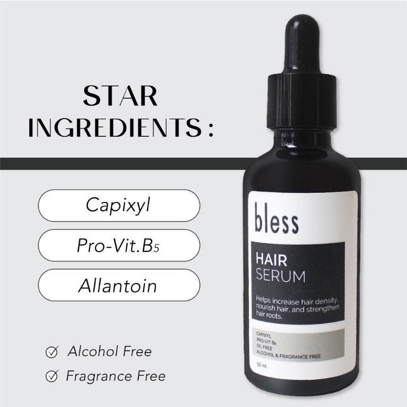 Bless Hair Serum | Serum Rambut Rontok 50 ml