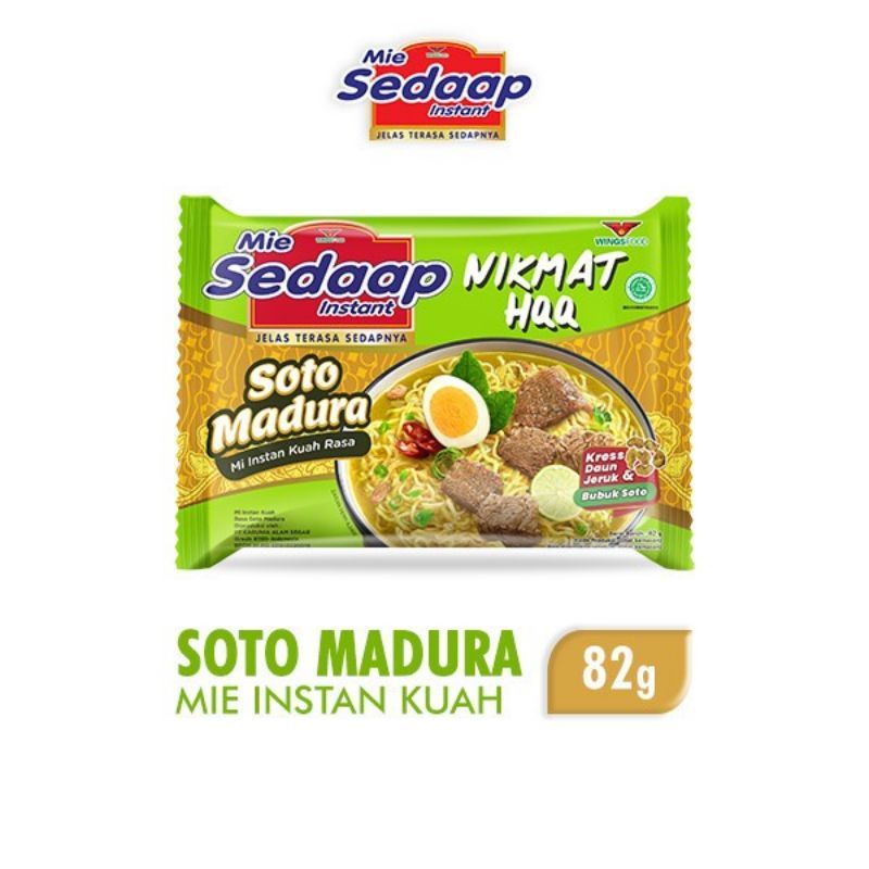 mie sedap sedaap soto Madura 82 gram