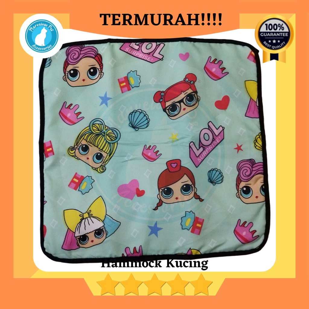 Tempat tidur Ayunan kucing gantung / cat hammock / ayunan kandang kucing-LOL