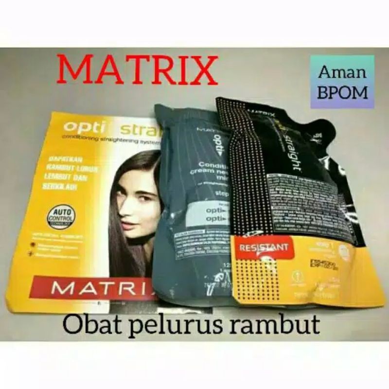 Obat smoothing metrix/ mini pouch metrix/obat smoothing rambut/ obat bonding/ obat pelurus rambut