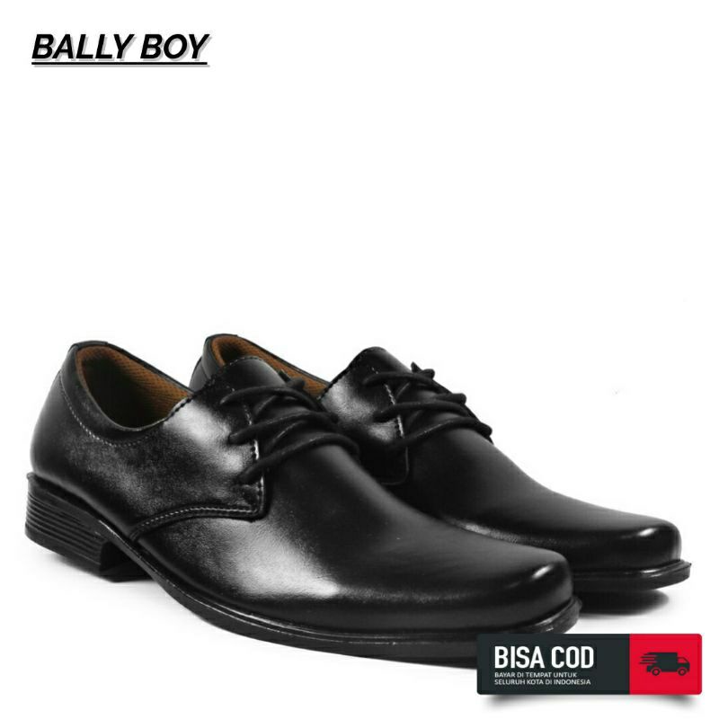 TERBARU!!! Sepatu Pantofel Pria Hitam Slop Kasual Formal kantor tampa tali - Fantofel Casual Cowok Kerja Kuliah