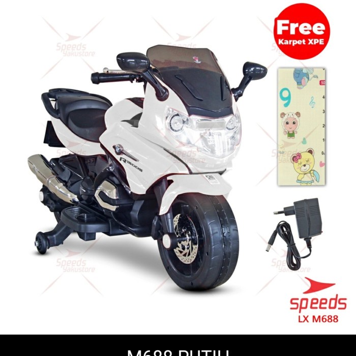 {dianastore} Motor aki mainan anak motoran otomatis Diskon