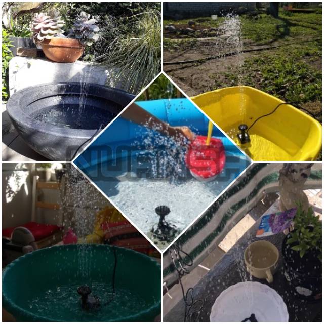 Pompa Air Mancur Tenaga Surya Matahari Solar Cell Water pump Water Proof Mini Kolam Outdoor