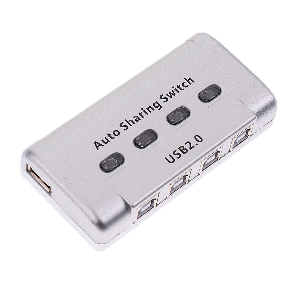 Usb auto switch 4 port sharing printer 2.0 FJ-uo4s - Usb switcher 1-4 otomatis