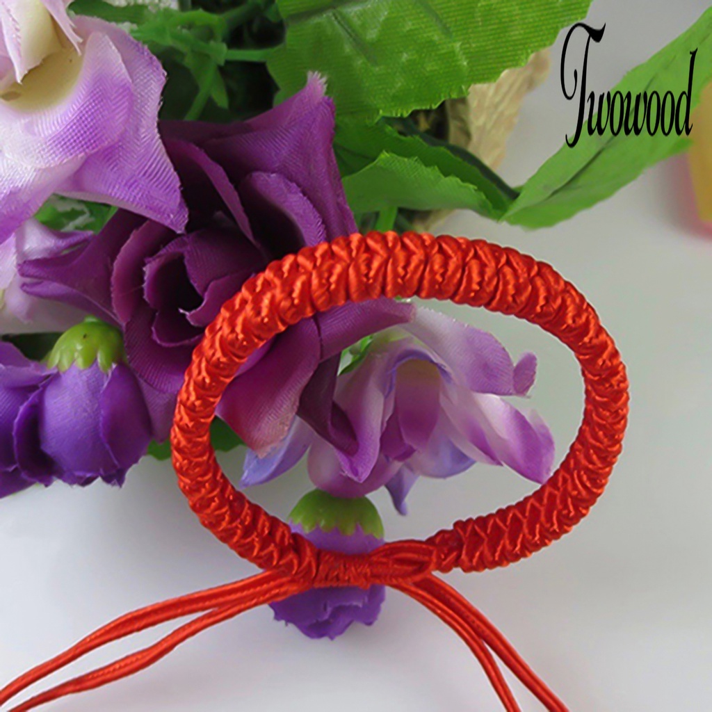 Gelang Tali Merah Handmade Adjustable Gaya China Untuk Unisex