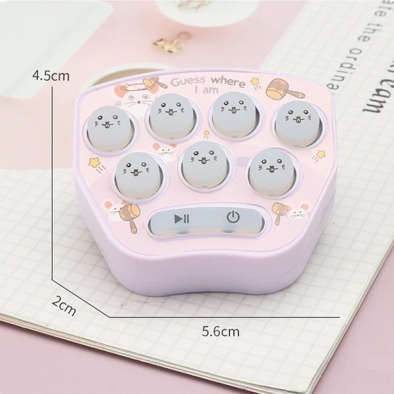 [1Piece Portable Children Creative Puzzle Hit Gopher Game ][ Mini Memory Training Machine][Children' s Birthday Gift]