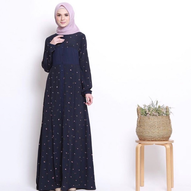 Miswa Dress Navy by HLZb