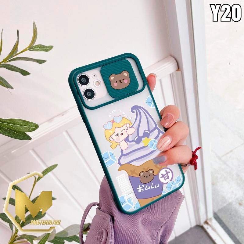 SS078 SOFTCASE SLIDE KARAKTER  VIVO Y21 Y21S Y33S Y15S Y01 Y12 Y15 Y17 Y20 Y12S Y20S Y30 Y50 Y30I Y91 Y51 Y91C Y1S MA2217