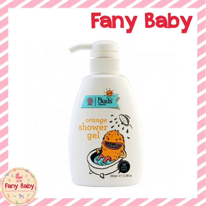 BUDS ORGANICS SHOWER GEL ORANGE 350ML