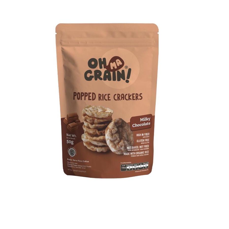 

Coded2D7p--(Bisa COD) - Oh Ma Grain! SNACK DIET Keripik Beras Organik - Organic Brown Rice Crackers Snack