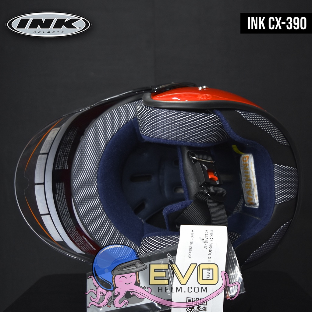 HELM INK CX 390 SOLID - FIRE RED