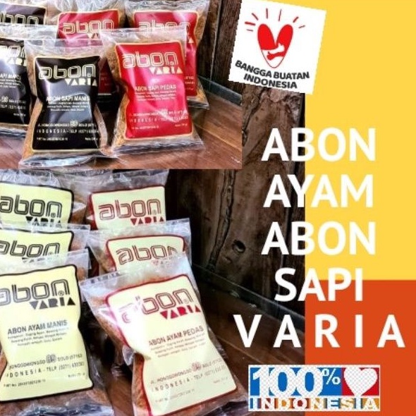 

Abon dan Srundeng Varia Honggowongso 250gram