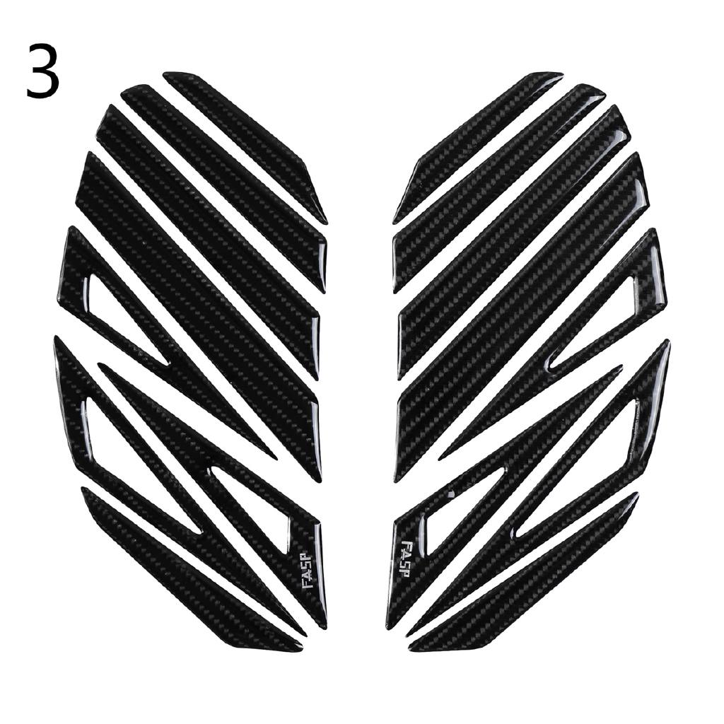 5d Real Carbon Fibre Resin Gel Motor Tank Pad Sticker Cap Decal Emblem Untuk Kawasaki Z900 NINJA 650 400