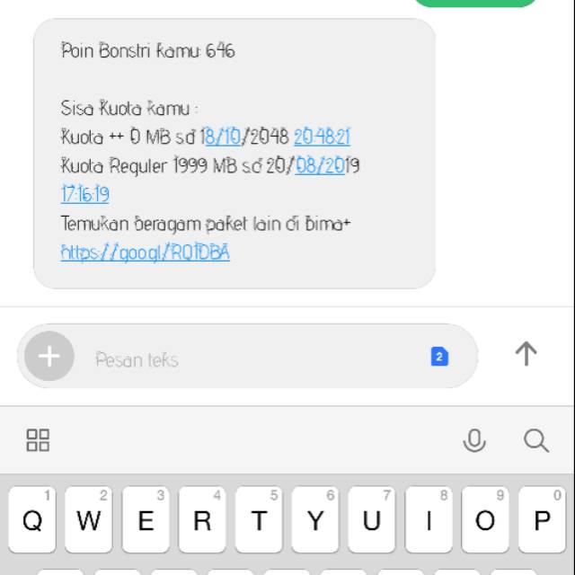 Kartu 3 tri sakti 2,5gb 2000