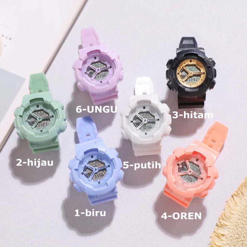 Watchyou Jam Tangan Wanita / Pria  Pasangan GD Little Daisy Jelly /  Luminous Tahan Air Watches