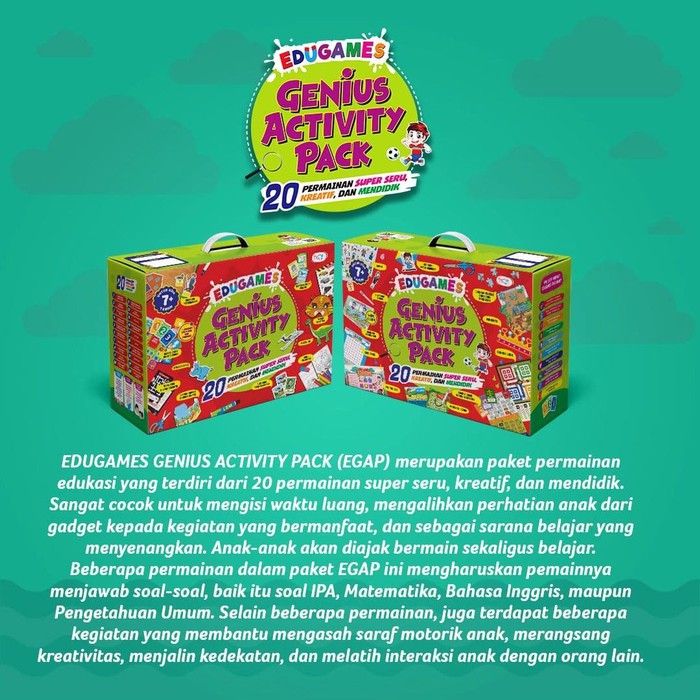 PAKET EDUGAMES GENIUS ACTIVITY PACK (EGAP)