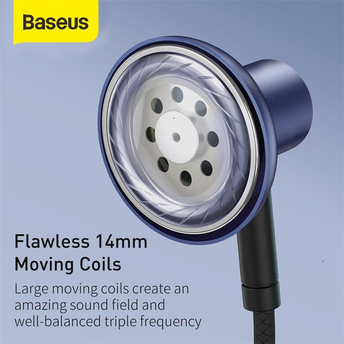 Baseus Earphone Encok H19 Jack 3.5mm - Wired Earphone Cable