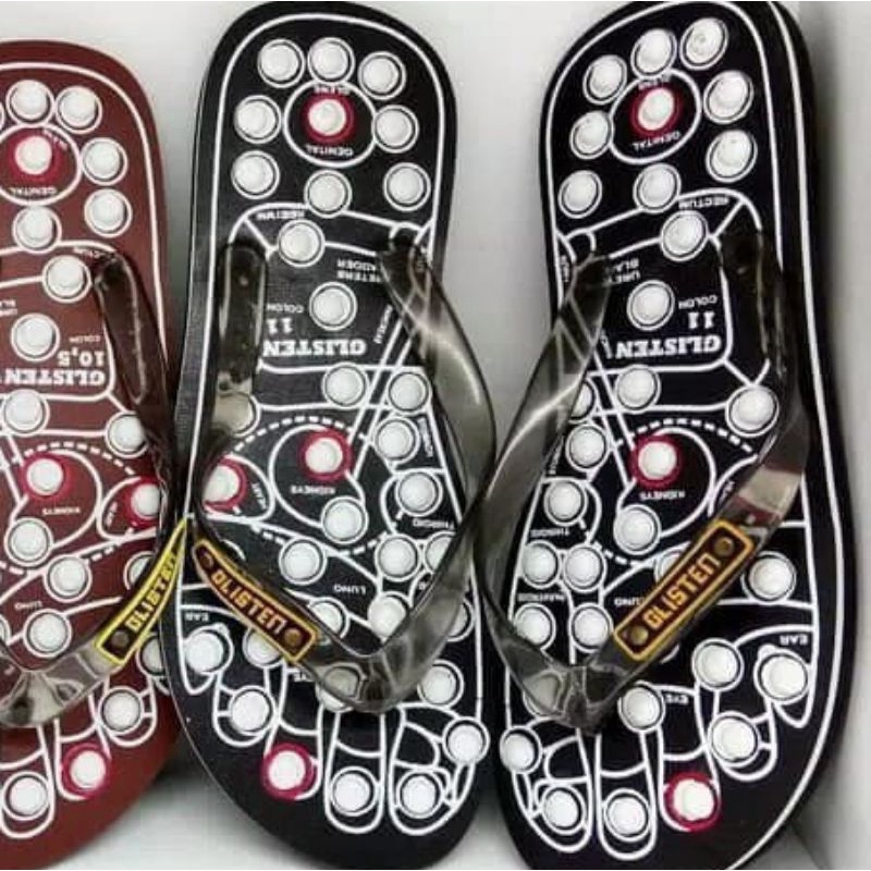 SENDAL KESEHATAN REFLEKSI GLISTEN SWISS-11 Hitam (28,5cm)