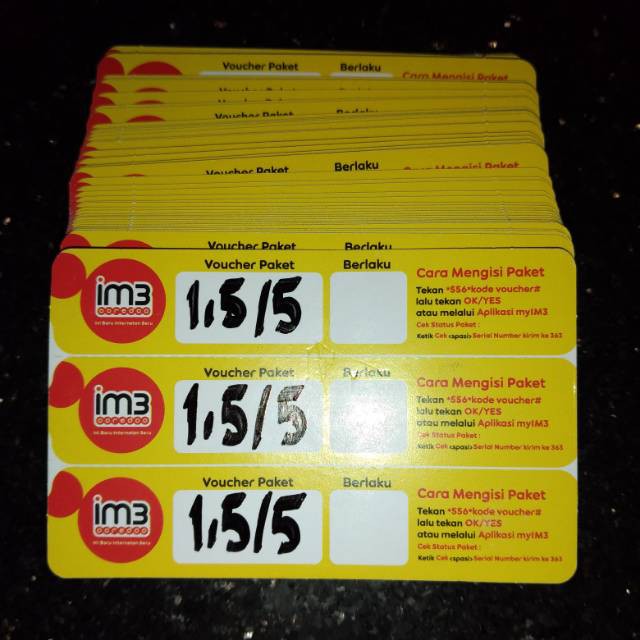 Voucher INDOSAT 2,5 GB ( 5HARI )