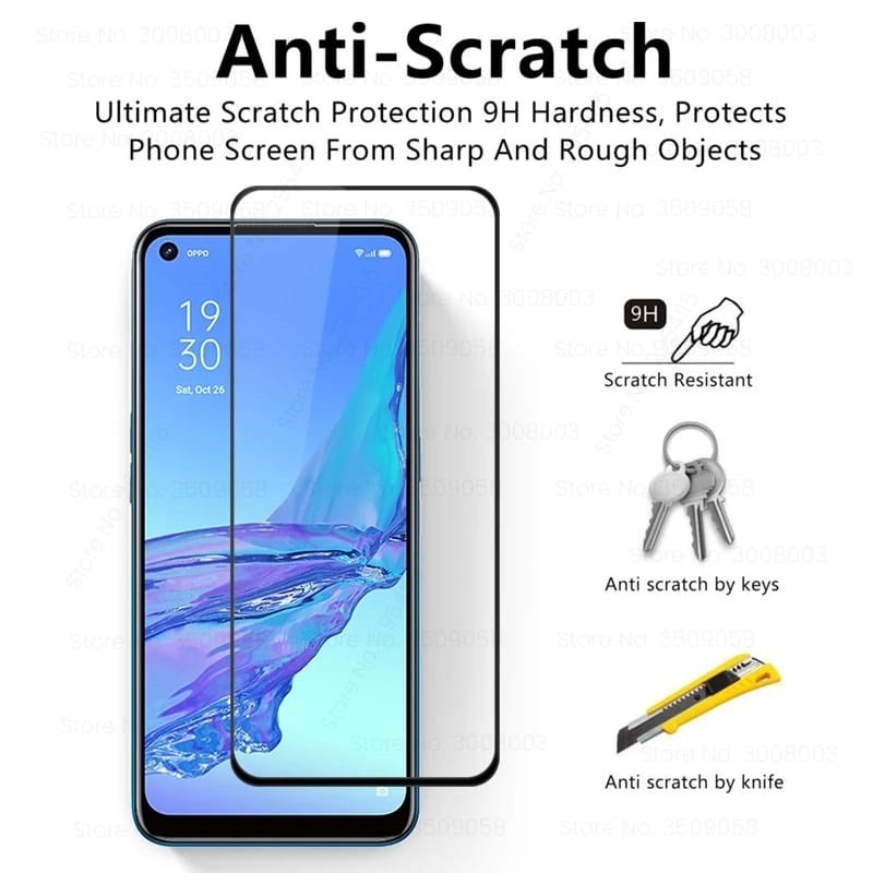 Tempered Glass OPPO A53 / OPPO A33 (2020) Pelindung Layar Screen Guard Protector Handphone Clear